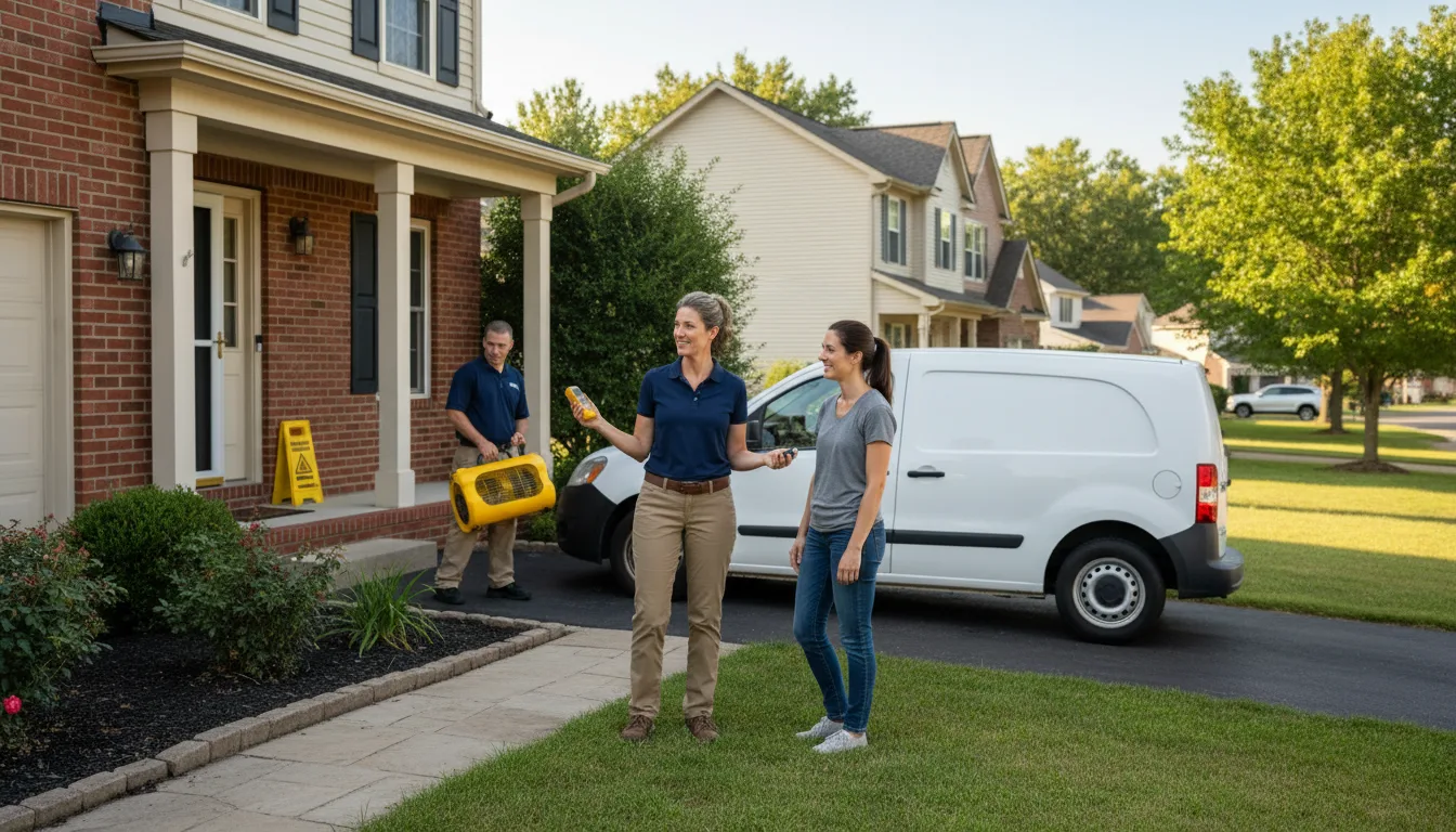 Water restoration image for Home Water Damage Repair in Eleanor, WV